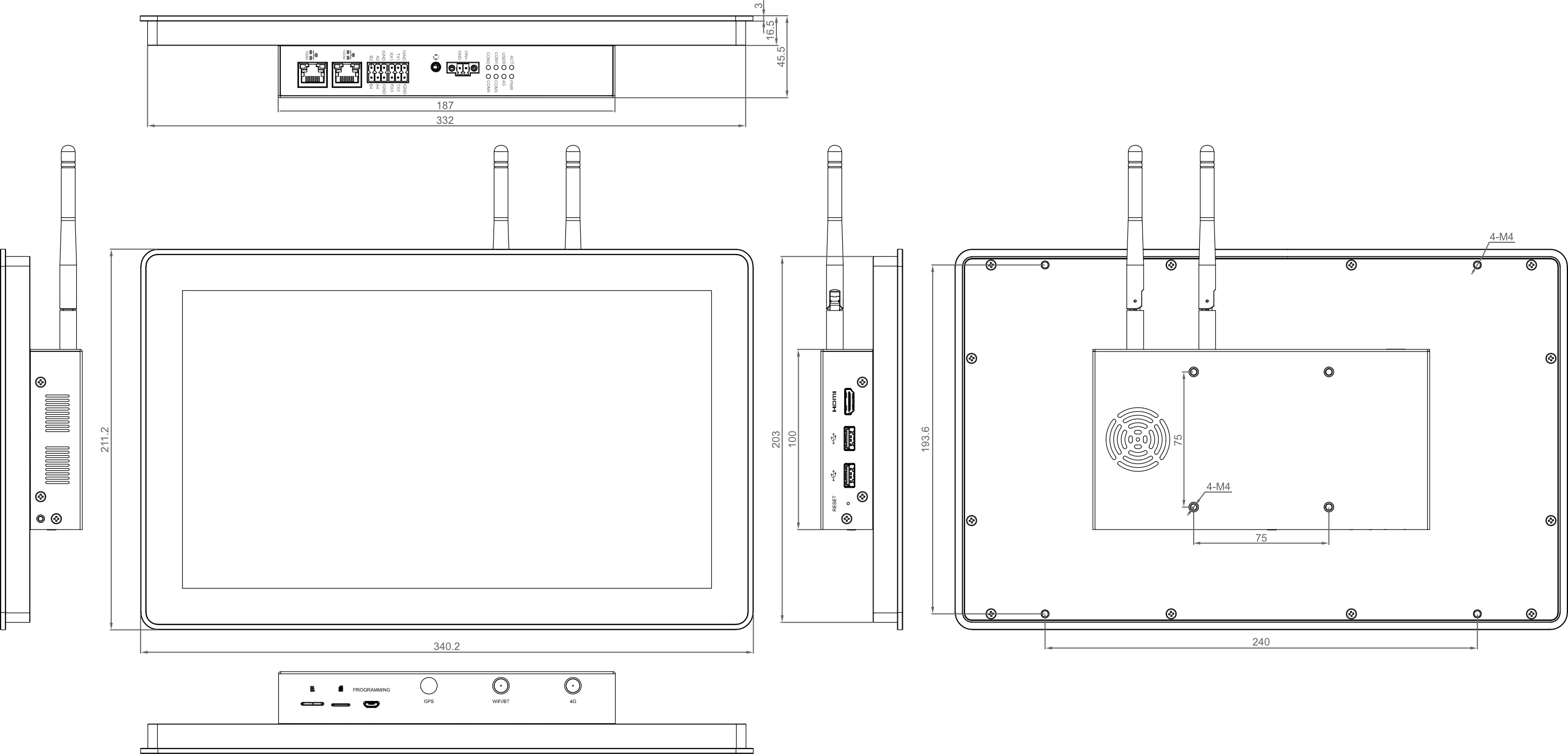 myPANEL 13″ dimensions