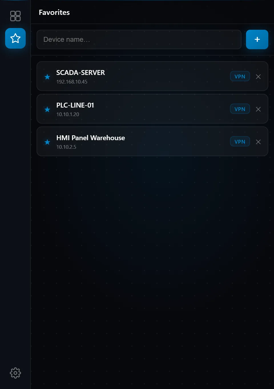 myACCESS — Favorites