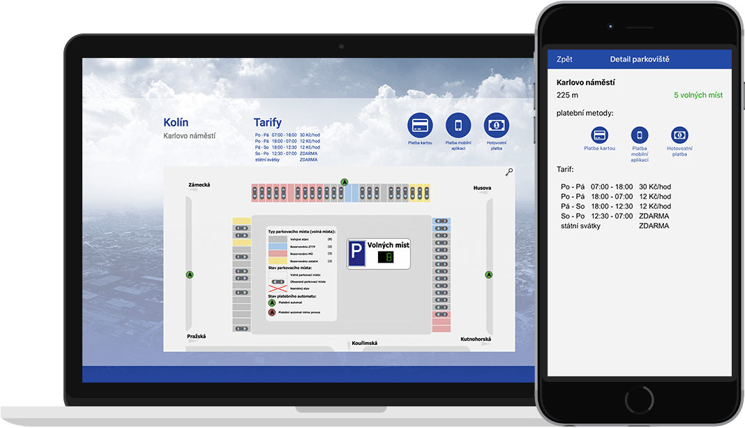 Parking management visualization